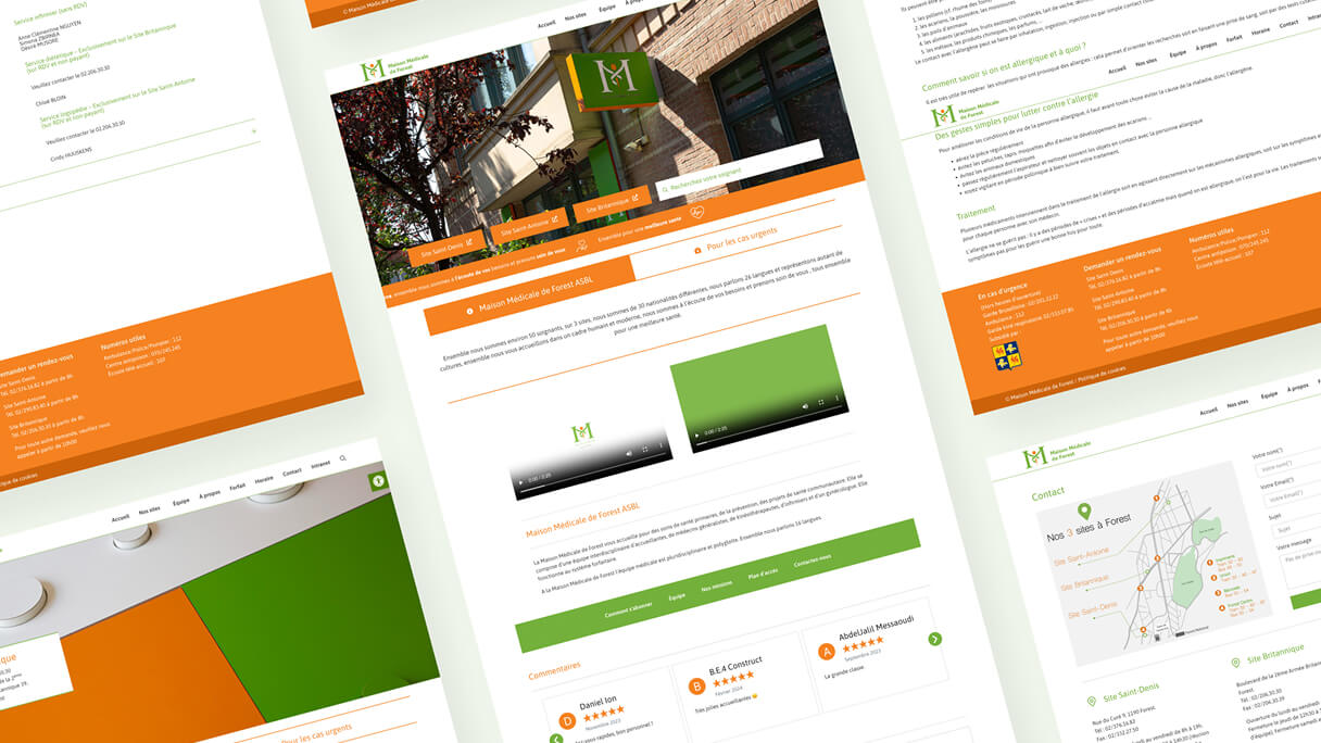Maison Médicale Forest mockup 1
