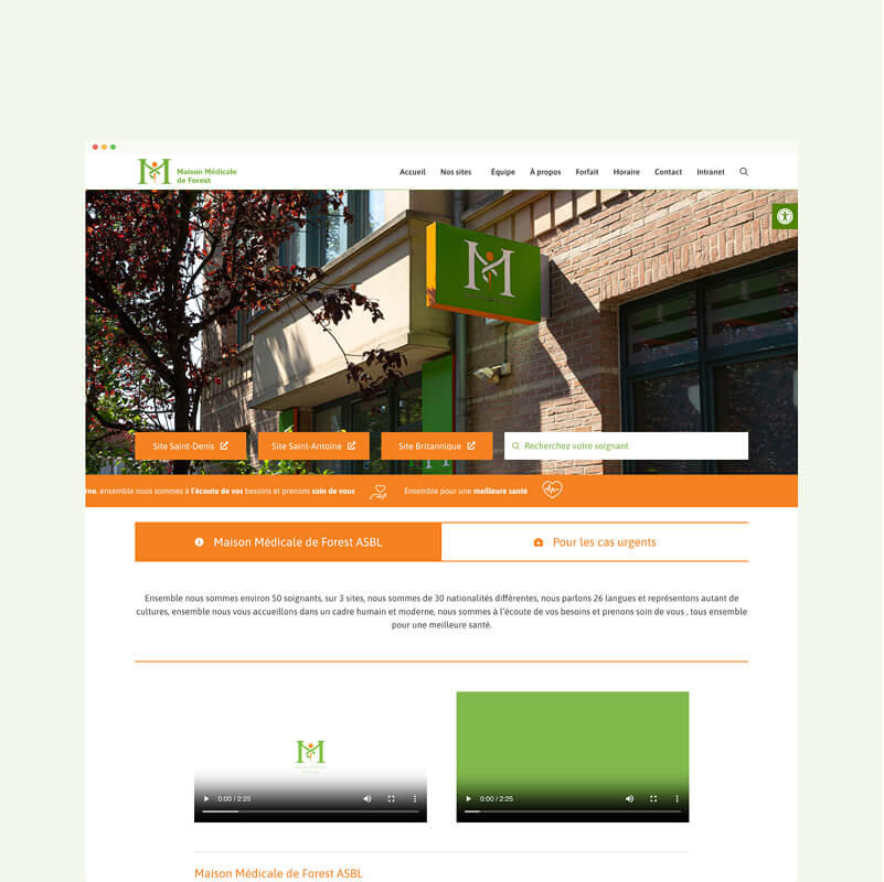 Maison Médicale Forest mockup 3