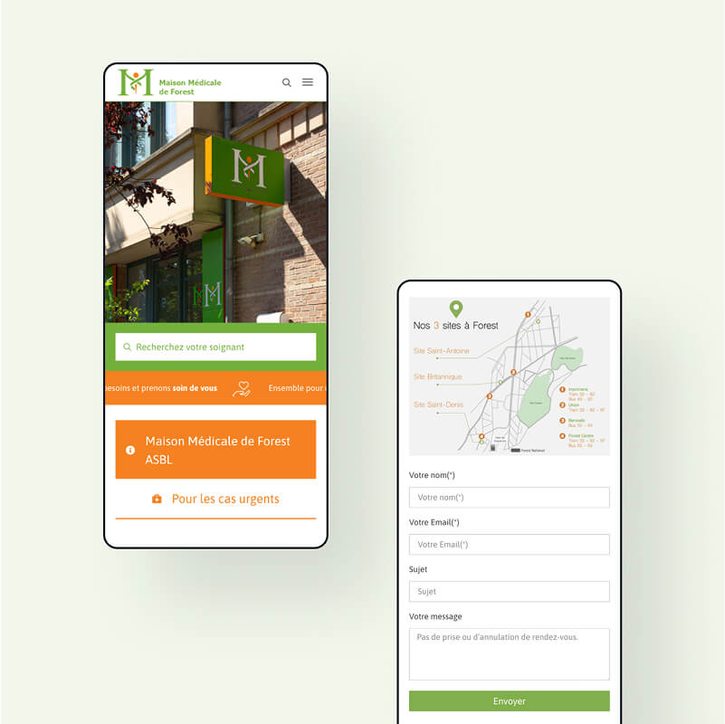 Maison Médicale Forest mockup 4