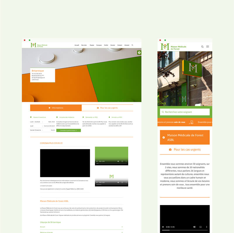 Maison Médicale Forest mockup 7